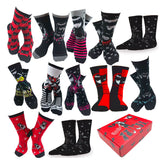 Emily The Strange Halloween Socks for Women 12 Pack with Gift Box